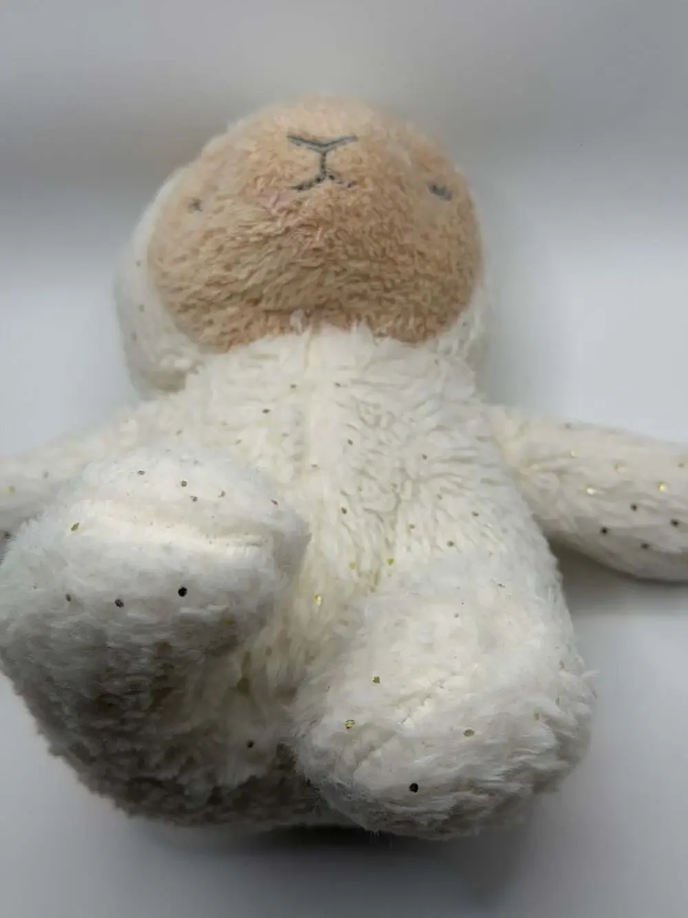 Pottery Barn Kids Luxe Plush Collection Sleepy Lamb Stuffed Animal